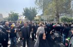 همراهی شخصیت‌ها با مردم در تشییع «شهدای اقتدار ملی»