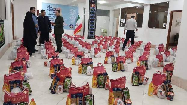 توزیع۱۲۰ بسته معیشتی در رشت