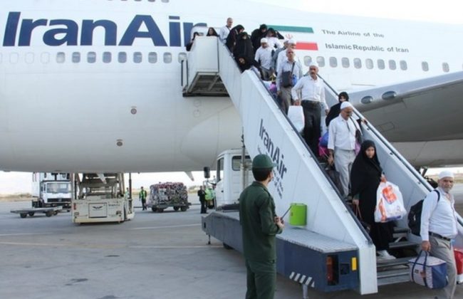 پروازهای بازگشت حجاج از جده به مشهد منتقل شد