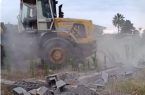 قلع و قمع ساختوسازهای غیرمجاز در ۳۵ قطعه اراضی کشاورزی